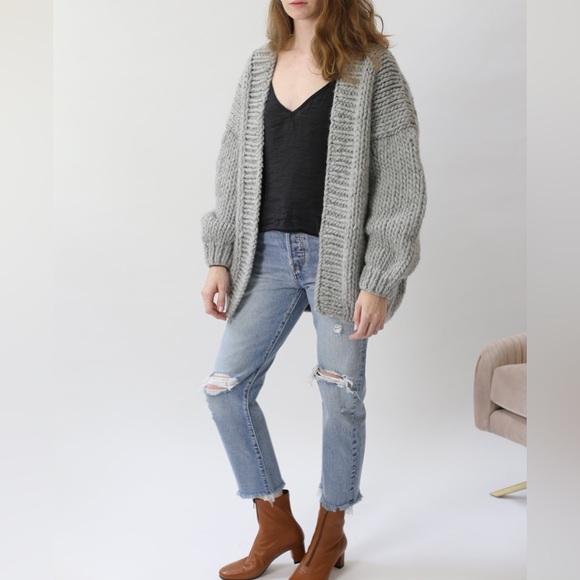 I love Mr. Mittens oversized chunky cardigan - Picture 2 of 7